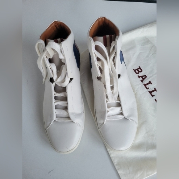 Bally limited edition  leather sneakers size 44/US 11. - Picture 1 of 14